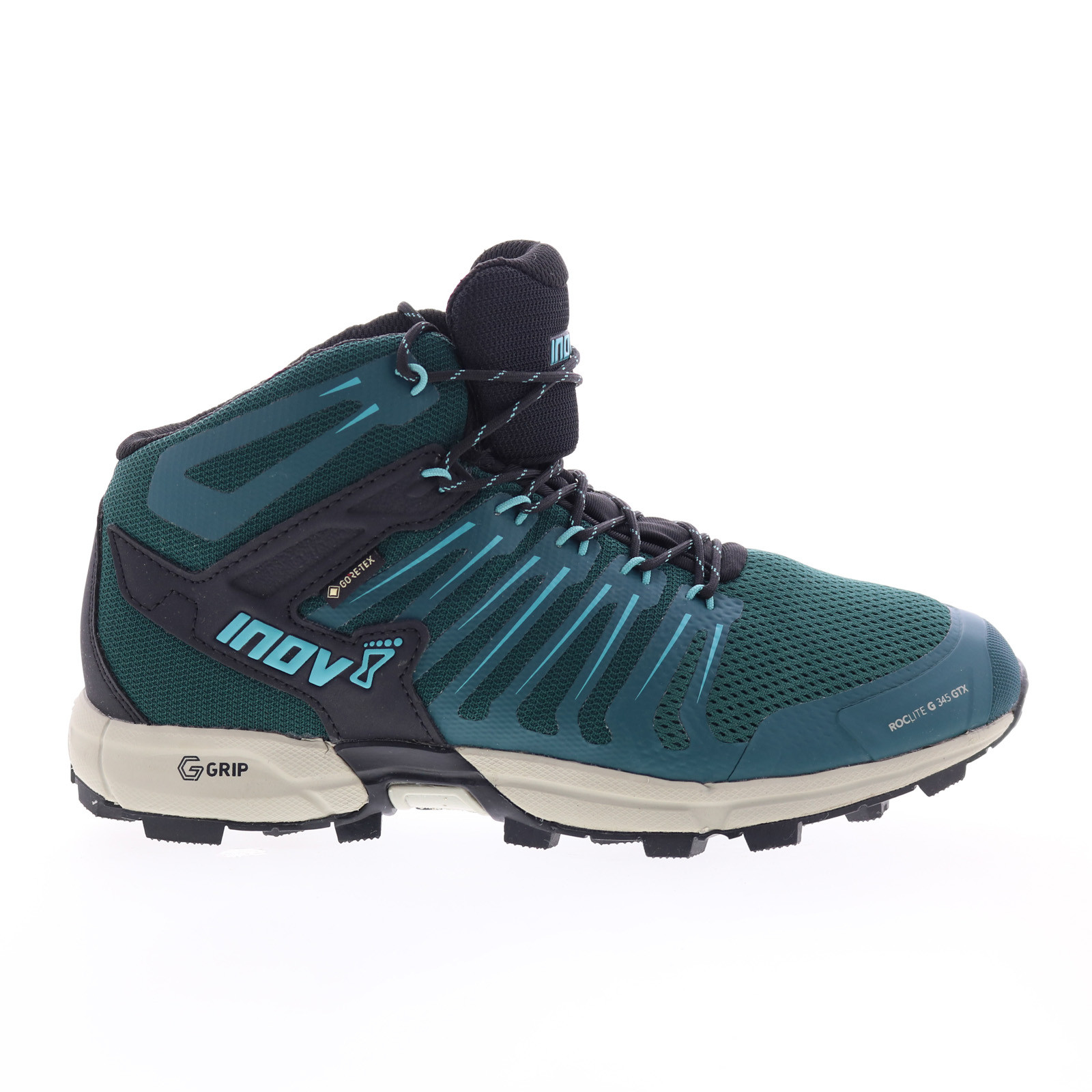 Inov-8 Женские синтетические ботинки Roclite G 345 GTX 000803-GNBK зеленого цвета 9590₽