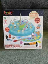 Brand New Battat Education Magnetic Alphabet Fishing Set Educational Board Game