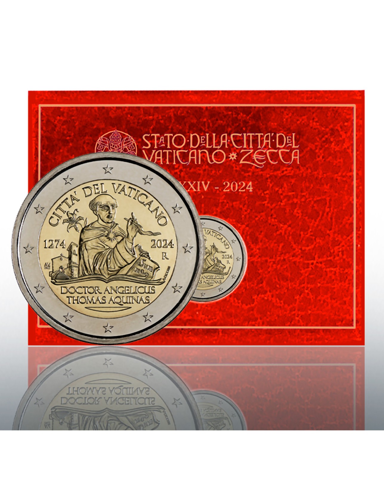 Vatican 2024 : Commémorative 750 ème Anniversaire du décès S. Thomas d'Aquin.