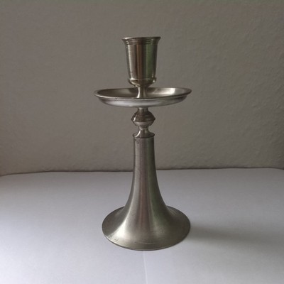 Vintage Selangor Zinn Kerzenständer 