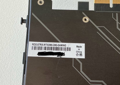 ASUS ROG Strix NVIDIA GeForce RTX 2080 O8G Gaming - Photo 3/4