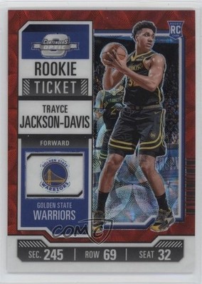 2023 Contenders Optic International Red Prizm Trayce Jackson-Davis #14 RC 1t4l