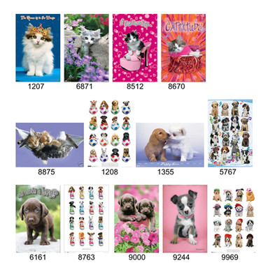 Poster 22 x 34 Kittens & Puppies You Pick!