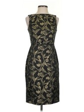 Talbots Women Gold Cocktail Dress S