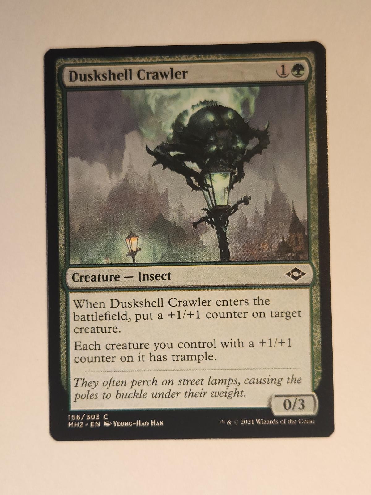 Duskshell Crawler 156 Modern Horizons 2 Magic: The Gathering Common MP