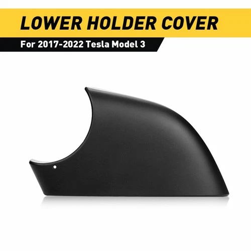 Left Driver Side Door Wing Mirror Lower Holder Cover For 2017-2022 Tesla Model 3