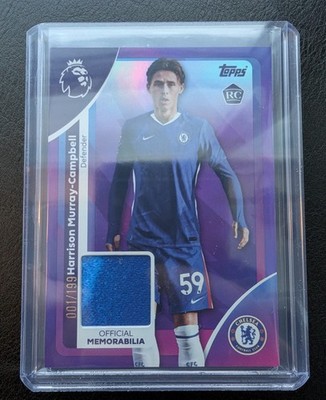 Harrison Murray-Campbell Topps 2025-26 Premier League Purple Rookie Relic /199 