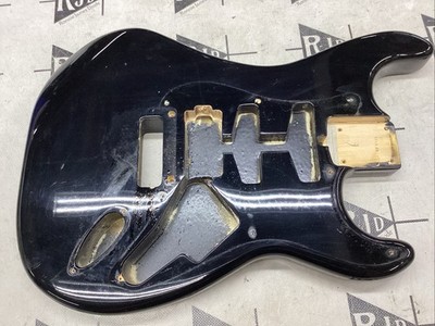 Vintage 80's Kramer Japan Focus 3000 Electric Guitar Body Black | eBay