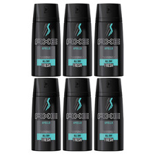 6 Pack x Axe Apollo Deodorant Body Spray, 150ml