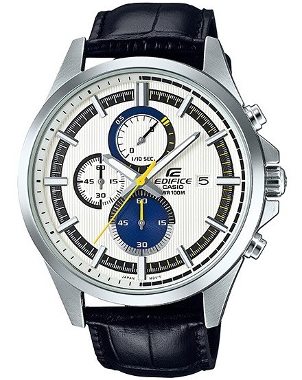 Casio Edifice Chronograph Leather Strap Men's Watch EFV-520L-7AVUDF