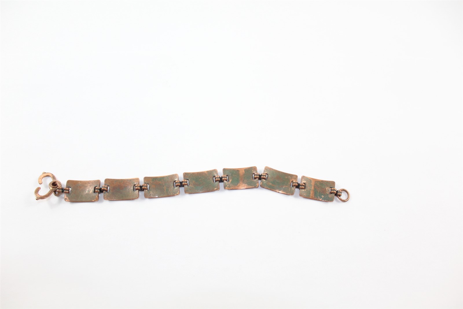 Solid Copper Link Bracelet Thunderbird Design 6 1… - image 4