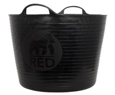Image of Red Gorilla Flexible Large Tub 38L Black