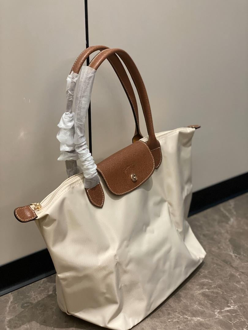 Longchamp Pliage Tote Bag, Large Nylon White New From Japan | eBay