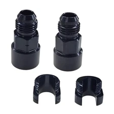 2PCS Aluminum 6AN Quick Connect Fuel Line Fitting, 3/8" & 5/16" EFI 3/8&5/16