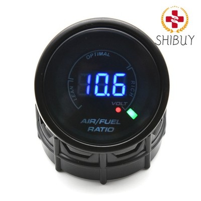 A 52mm Air Fuel Ratio Gauge Digital Arrow Display Lambda Probe Oxygen O2 Sensor