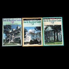 Bed & Breakfast Guide Lot of 3 Books American Cities South East New England