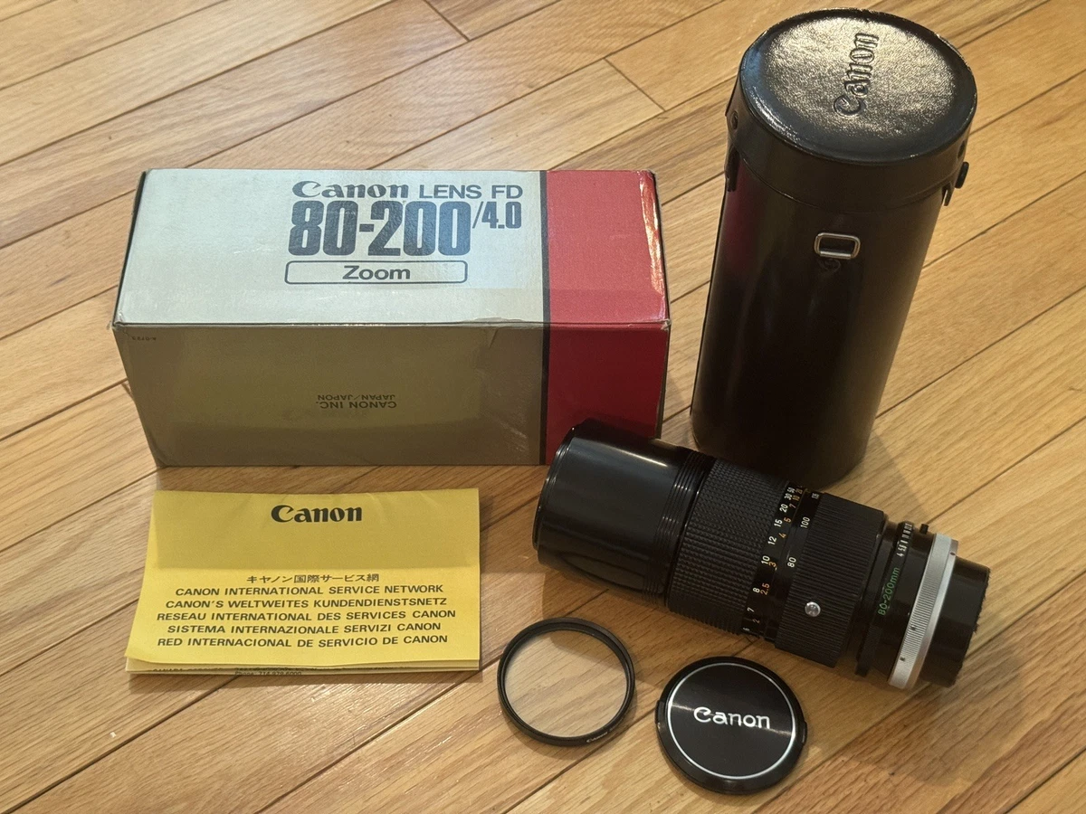 Canon FD f/4 Camera Lenses 80-200mm Focal for sale | eBay