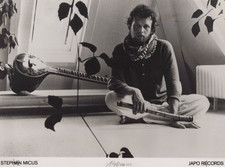 Stephan Micus Photograph Original Black And White Press Promotion Circa 1980's