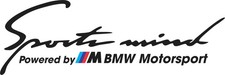 Sports Mind Powered By M For Bmw Motorsport Door Bumper Car Vinyl Sticker Decal