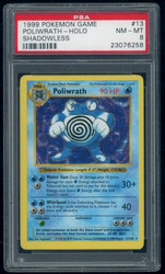 Poliwrath 13/102 Base Set Shadowless Holo Rare