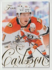 2025-26 UPPER DECK FLAIR LEO CARLSSON ANAHEIM DUCKS #1