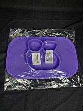 Silicone Purple Placemat For Kids Freezer / Dishwasher Safe