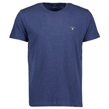 Gant 234100-482 The Original SS Cotton T-Shirt Cobalt Blue Tg.5XL
