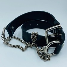 Dolce&Gabbana Men Original Design Black Belt Good condition Luxury Stylish Italy