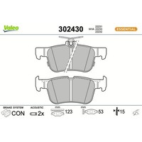 Valeo 302430 Bremsbelagsatz FüR Ford Galaxy S MAX Mondeo CE CF CD CJ WA6 CK