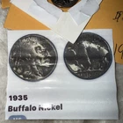 1935  Buffalo Nickel 5 Cents Coin, United States of America