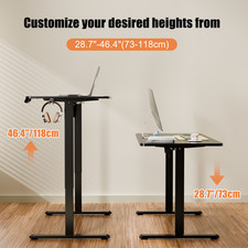 Ergomaker Sit Stand Desks Electric Standing Desk Single Motor Height Adjustable — image 4