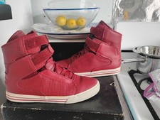 RARE SUPRA TK SOCIETY HIGH TOP SKATEBOARDING SHOES  