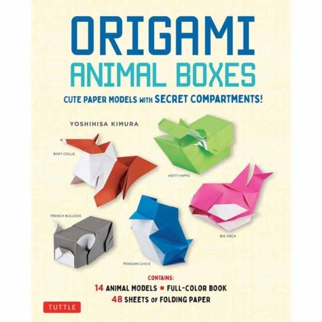 Origami Animal Boxes Kit by Kimura Yoshihisa Mixed media product