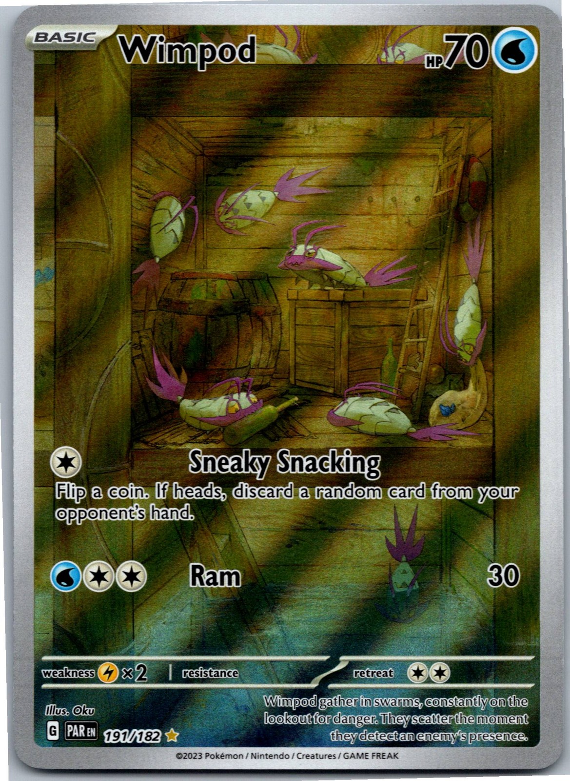 Wimpod - Illustration Rare SV04: Paradox Rift 191/182 NM - Holo