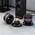 4pcs HiFi Speaker Subwoofer Floor Protector Turntable AMP Isolation Feet Spike
