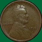 1915-D Lincoln Wheat Cent Very Good VG Coin #34891