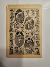 Braves 1937 Team Picture Bill McKechnie Vince DiMaggio Al Lopez Hank Gowdy