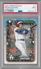 2024 Topps Holiday SHOHEI OHTANI SP IMAGE VARIATION PSA 9 SANTA HAT Dodgers