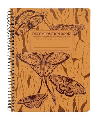 Midnight Moths Decomposition Book 80 Sheets 160 Pages College Rule Notebook 6 Pk