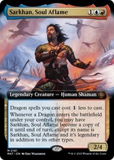 Sarkhan, Soul Aflame Extended Art 181 FOIL March of the Machine The Aftermath NM