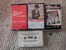 Various Country Music Cassettes-Set Of 4