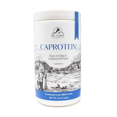 Mt. Capra Caprotein | Casein Protein Concentrate, Fermented Goat Milk Protein...