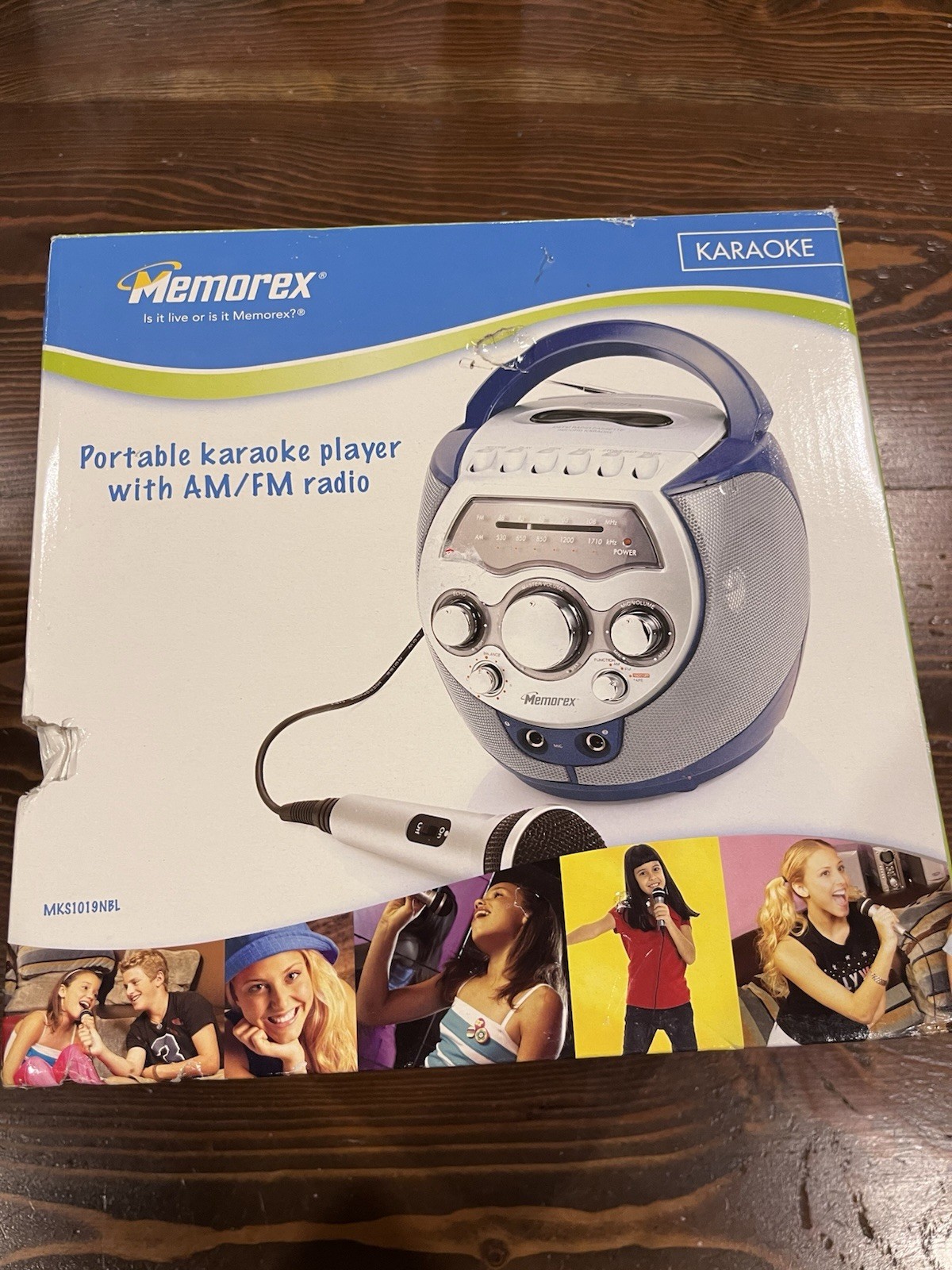 Memorex Karaoke Machine Audio AM/FM Radio Cassette Recorder 