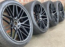Road Force RF13 22" Alloy Wheels Black Range Rover Sport L494 Tyres 10.5J L405