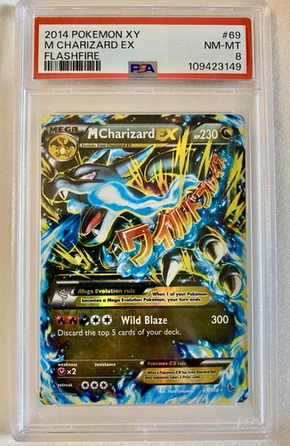M Charizard-EX graded PSA 8 for sale on eBay