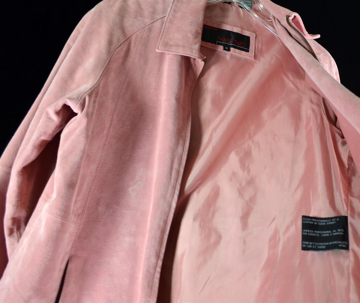 た*ぬ様 harapeco Suede blouson Vintage Pink 0037_04125569_2636