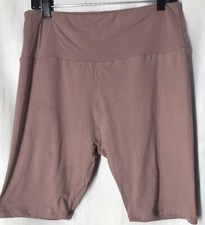 Unbranded Casual Biker Shorts Mauve 3xl Plus Woman Lightweight