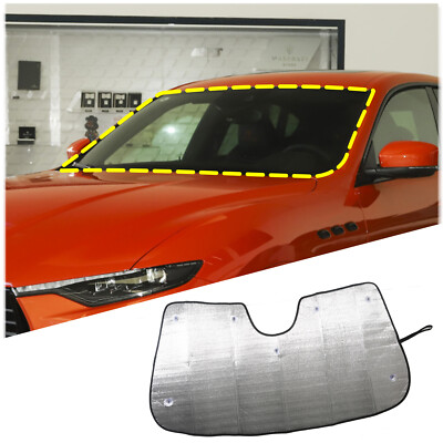 Front Windshield Sunshade Sunscreen Sunshade For Maserati Levante