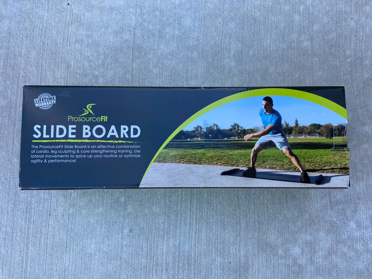 Exercise Slide Board Mat 6 Ft. With Booties Carrying Bag Lateral