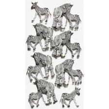 Zebra - Artoz Artwork Self Adhesive 3D embellishments 185580-76